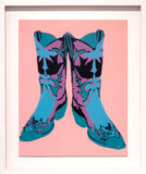 Woodstock Boot (Mauve/Teal)