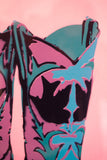 Woodstock Boot (Mauve/Teal)